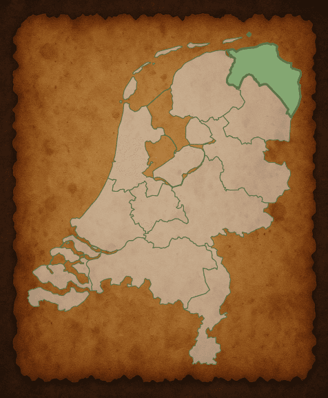Kaart van Groningen